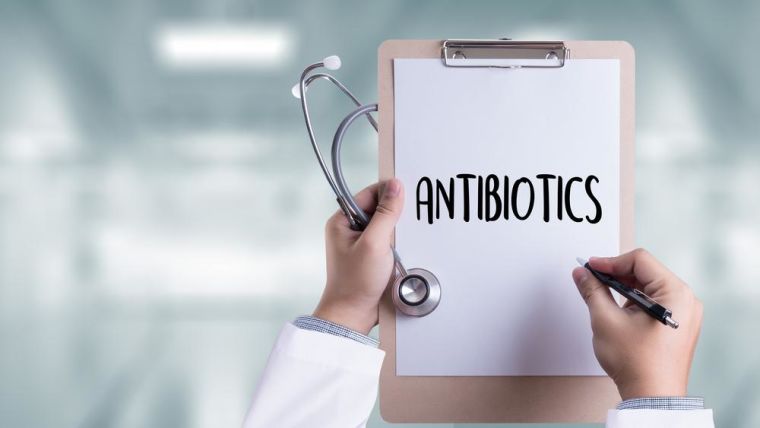 Deciding which patients will benefit from antibiotics is not always easy.
(Image of a clipboard with antibiotics written on in capital letters)