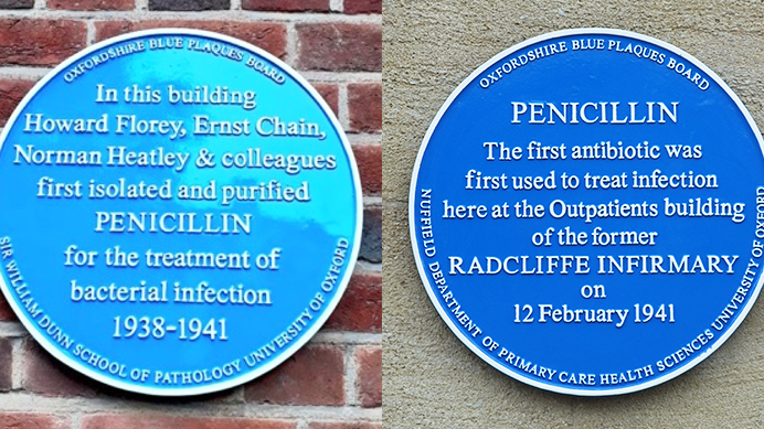 On this site: Penicillin - a historic first — Nuffield Department of Primary Care Health Sciences, University of Oxford